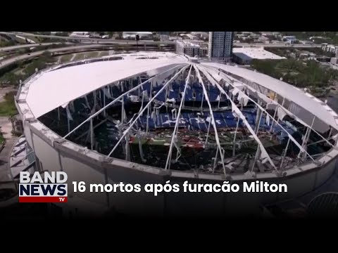 2,4 milhões de imóveis ainda estão no escuro na Flórida | BandNews TV