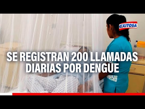 Se registran 200 llamadas diarias por dengue