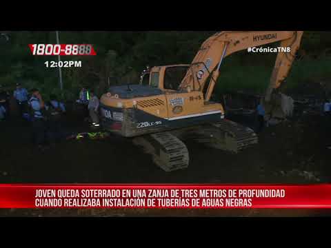 Joven muere soterrado mientras instalaba tuberías en Villa Sol - Nicaragua
