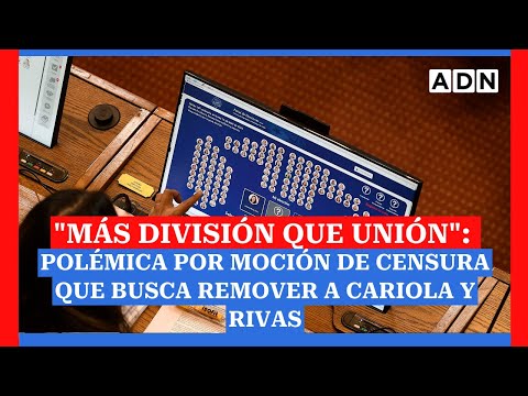 Más división que unión: Polémica por moción de censura que busca remover a Cariola y Rivas