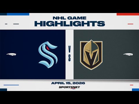 NHL Highlights | Kraken vs. Golden Knights - April 15, 2026