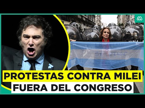 Protestas contra Milei mientras el Senado discute reformas clave para Argentina