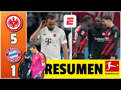 HUMILLACIÓN TOTAL Bayern Munich cae en vergonzosa goleada 5-1 ante Eintracht Frankfurt | Bundesliga