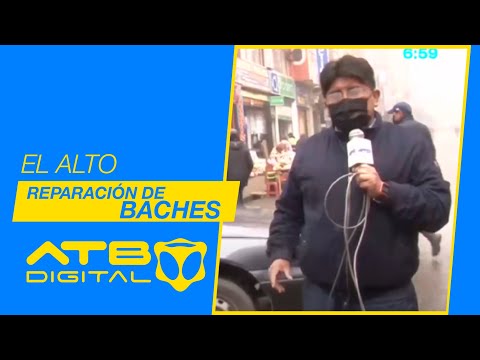 Subalcalde se compromete a reparar los baches de la avenida Antofagasta de El Alto