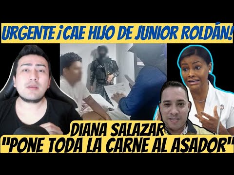 #CasoBlanqueoJR ¡Cae hijo de Junior Roldán! Diana Salazar aún no llega a los peces gordos