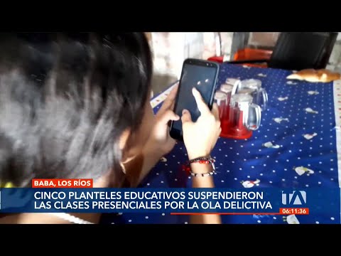 5 planteles educativos en Los Ríos suspendieron sus clases presenciales