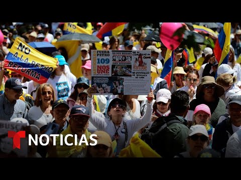 No aceptamos sus reformas: miles de colombianos marchan para exigir la renuncia de Gustavo Petro