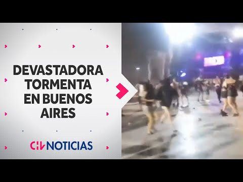 DEVASTADORA TORMENTA en Buenos Aires: 13 personas murieron en medio del caos