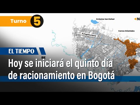 Hoy se iniciará el quinto día de racionamiento de agua en Bogotá | El Tiempo