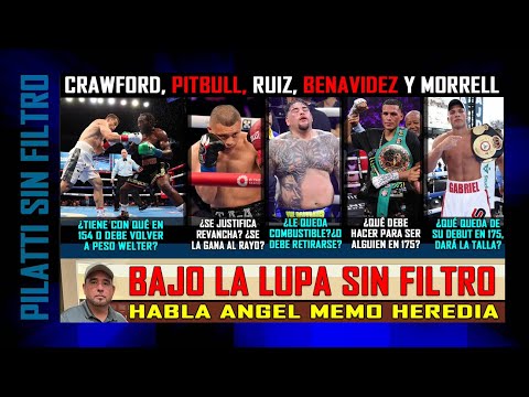 Habla Memo Heredia sobre Crawford, Pitbull Cruz, Andy Ruiz, Benavidez y David Morrell