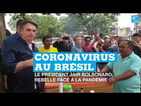 Coronavirus au Brésil : Jair Bolsonaro, rebelle face à la pandémie