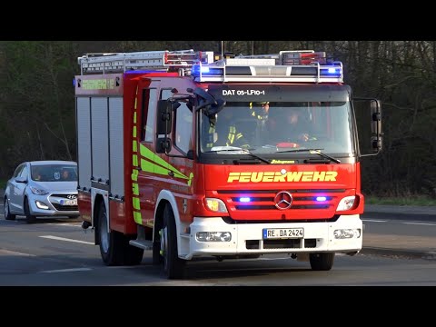 [WOHNUNGSBRAND] - Feuerwehr DATTELN | LF 10 + MTF Löschzug Horneburg