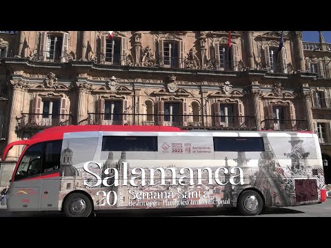 La Semana Santa de Salamanca se promociona en los autobuses del Grupo Avanza