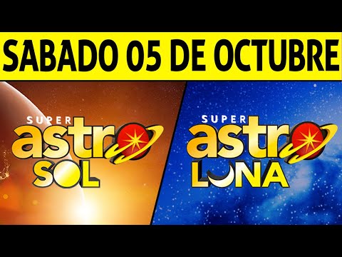 Resultado ASTRO SOL y ASTRO LUNA del Sábado 5 de Octubre de 2024  SUPER ASTRO