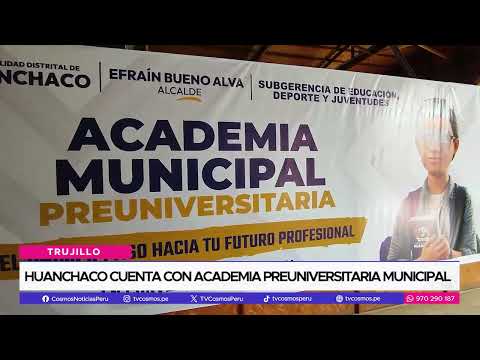 Huanchaco cuenta con academia preuniversitaria municipal