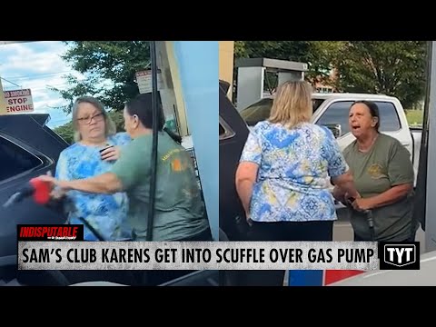 WATCH: Sam's Club Karens Get Physical Over Gas Pump