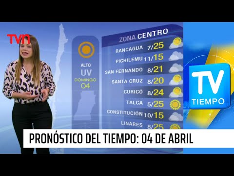 Pronóstico del tiempo: Domingo 4 de abril | TV Tiempo