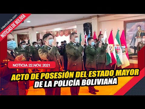 ?  #últimahora acto de POSESIÓN del ESTADO MAYOR DE LA POLICIA BOLIVIANA