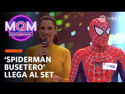 Mande Quien Mande: El spiderman busetero llega al set (HOY)