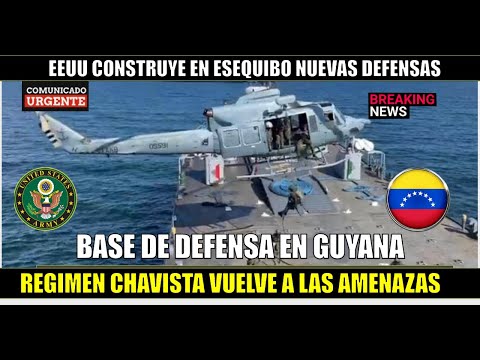 URGENTE! Venezuela vuelve a AMENAZAR a GUYANA EEUU construye una base de DEFENSA en ESEQUIBO