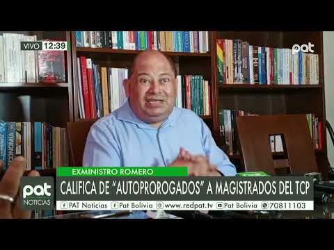 Carlos Romero califica de usurpadores a los Magistrados del TCP