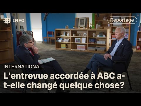 Joe Biden peine à rassurer le parti démocrate, malgré son entrevue à ABC