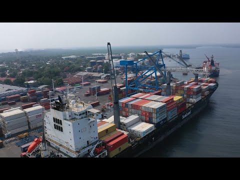 Puertos nicaragüenses manejaron una carga internacional 5.4 millones de toneladas en 2023