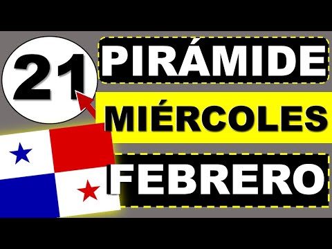 Pirámide de la Lotería de Panamá para Miércoles 21 Febrero 2024 Decenas Suerte Sorteo Miercolito Hoy