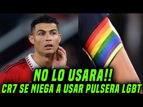 Cristiano Ronaldo rechaza brazalete LGBT