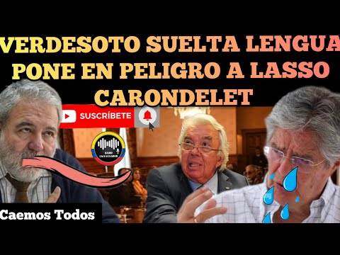 LUIS VERDESOTO SUELTA LA LENGUA Y PONE EN PELIGRO CONTINUIDAD DE LASSO EN CARONDELET RFE TV