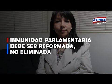 Mirtha Vásquez: la inmunidad parlamentaria debe ser reformada, no eliminada