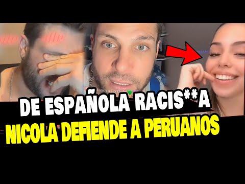 NICOLA PORCELLA DEFIENDE A PERUANOS DE ESPAÑOLA RACIS** LLAMANDA KARMEN