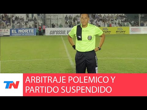INCIDENTE EN LA PRIMERA NACIONAL: Un árbitro fue agredido y suspendió el partido