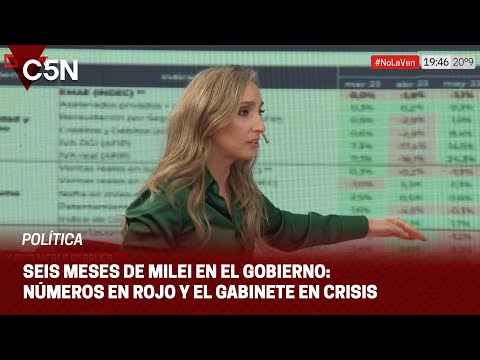 JULIA STRADA analizó los NÚMEROS de los SEIS MESES de GOBIERNO de MILEI