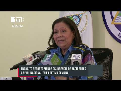 Tránsito Nacional reportó disminución de fallecidos en accidentes - Nicaragua