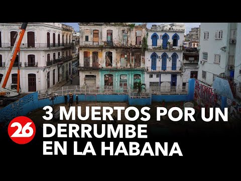 CUBA | 3 Muertos por el derrumbe de un edificio en La Habana