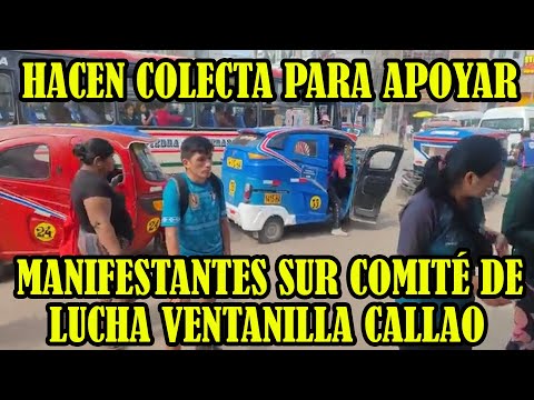 ESTUDIANTES SAN MARCOS Y COMITÉ DE LUCHA VENTANILLA HACEN COLECTAS MERCADO PACHACUTEC...