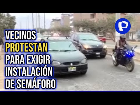 Los Olivos: vecinos piden semáforo desde el 2017, pero solo les responden que no hay presupuesto