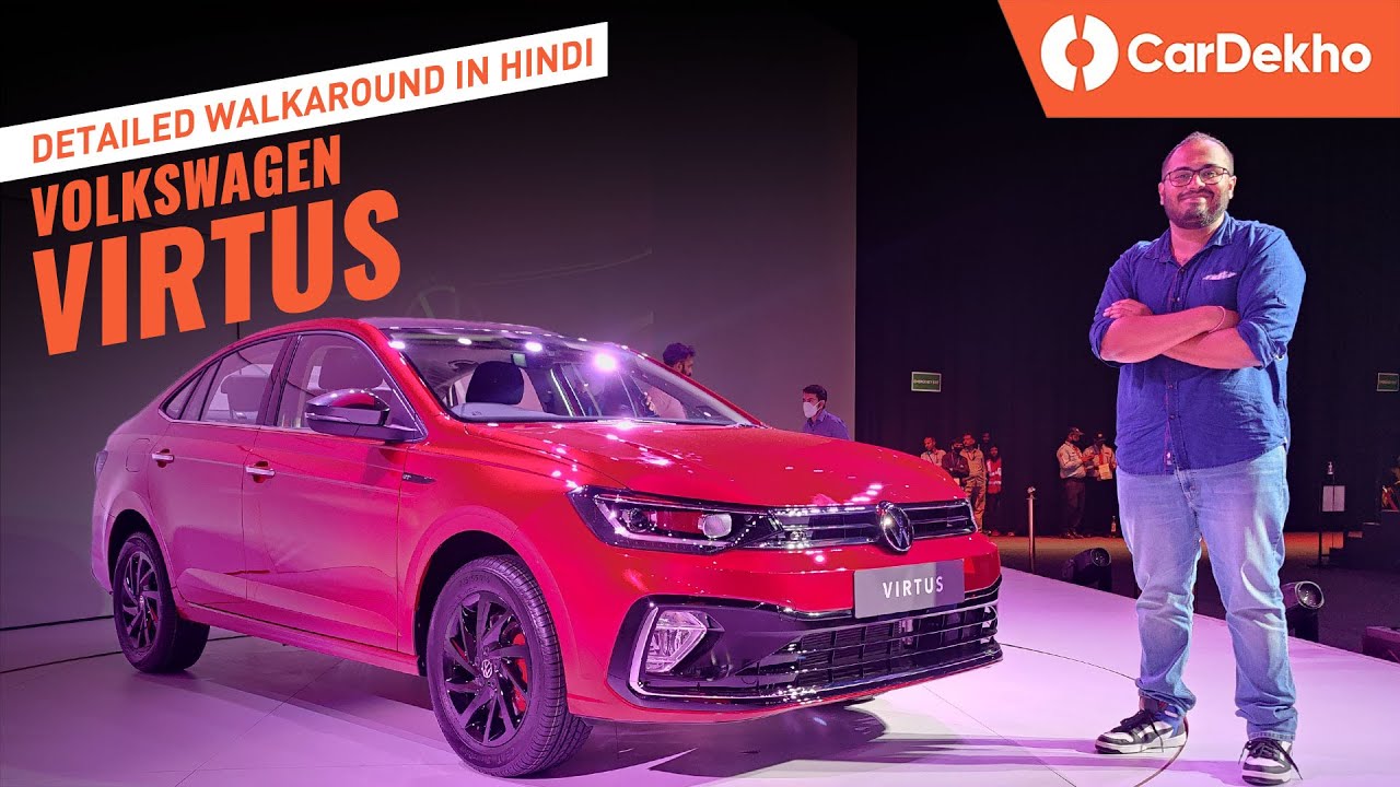 Volkswagen Virtus 2022: Walkaround Review In Hindi | Design, Features & More