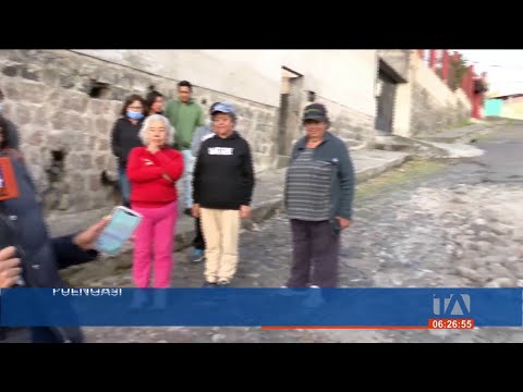 Moradores de Lomas de Puengasí denuncian el mal estado de las vías