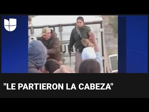Graban a agente de migración en México agrediendo a un inmigrante en el tren ‘La Bestia’