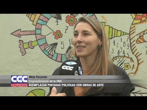 01 Meta Tucumán reemplaza pintadas políticas con obras de arte