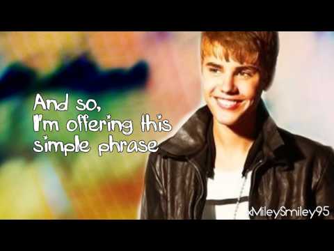 Justin Bieber ft. Usher - The Christmas Song (Chestnuts Roasting On An Open Fire) (with lyrics)