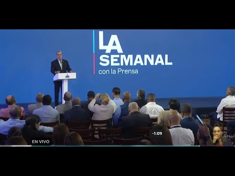 EN VIVO Presidente Luis Abinader en La Semanal”