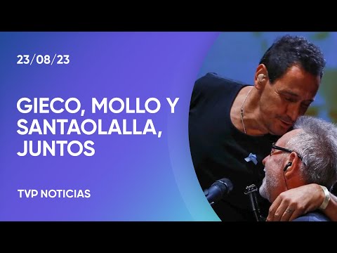 León Gieco, Ricardo Mollo y Gustavo Santaolalla, juntos en una canción