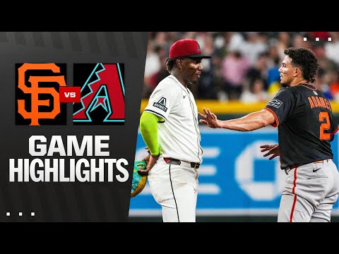 Giants vs. D-backs Game Highlights (7/3/25) | MLB Highlights