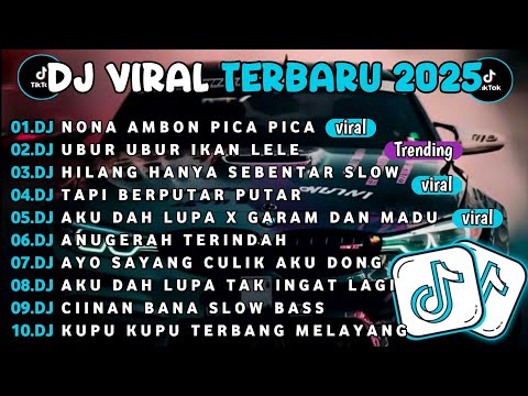 DJ TIKTOK TERBARU 2025||DJ NONA AMBON PICA PICA🎵DJ UBUR UBUR IKAN LELE FULL ALBUM