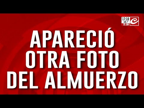 Caso Loan: apareció otra foto del almuerzo