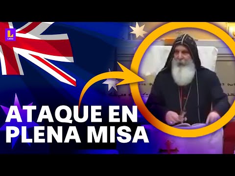 Acuchillan a sacerdote durante una misa en una iglesia cristiana en Australia: Terribles imágenes