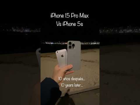 iPhone 15 Pro Max vs iPhone 5s  La cámara del iPhone 10 años después…